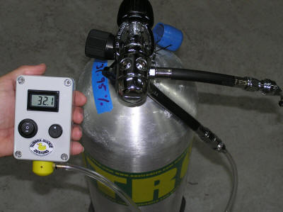 Oxygen Analyzer Sampling with BC Flow Adapter